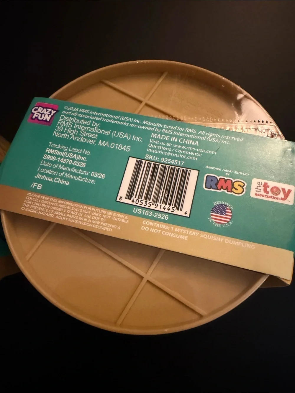 Mystery Dumpling Gold Shimmering Collectible Toy - Green Packaging